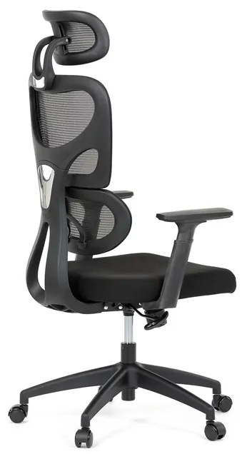 Autronic BONTEC Kancelárska stolička, hojdací mechanizmus, čierna, KA-K2080 BK Farba: Šedá