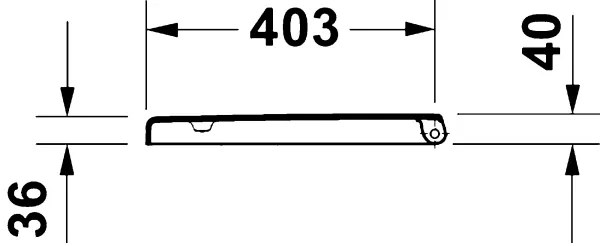 Duravit 28310000 - WC sedátko D-CODE 37,4x42 cm biela