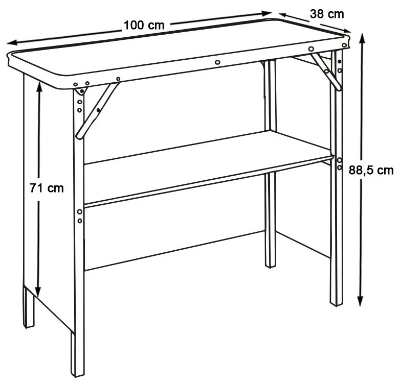 Skladací a prenosný barový pult