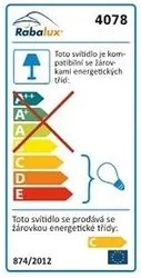 Stojacia lampa Rabalux Gamma 4078