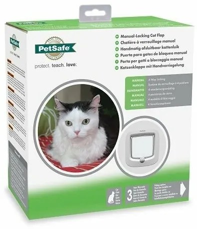PetSafe® Manuálne dvierka pre mačky a psy DeLuxe biela