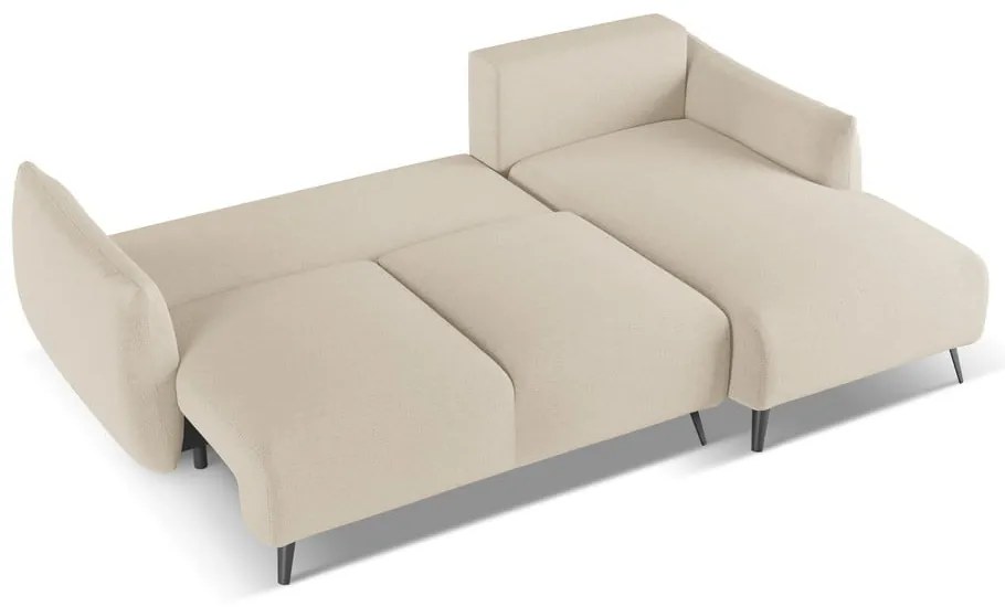 Béžová rohová pohovka (pravý roh) Malie – Makamii