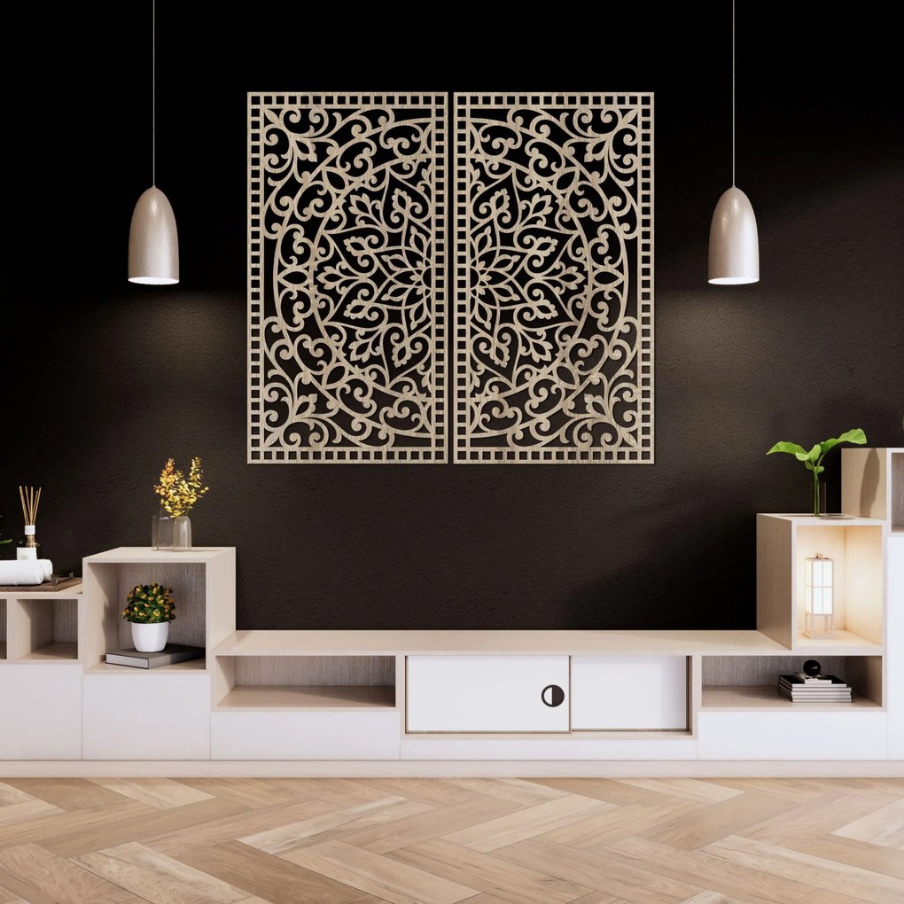 Drevená dekorácia štvorec | FLOFER: HDF - Javor 20 cm 4451-91091 HDF0514-C