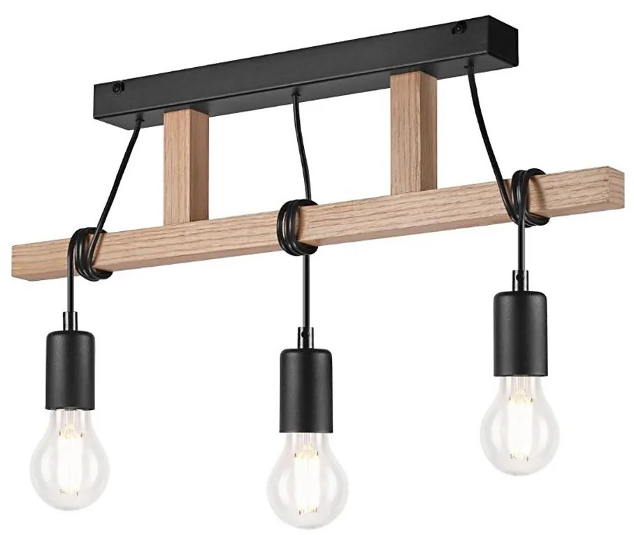 Lamkur Prisadený luster LEONIDAS 3xE27/60W/230V LM-3.135 DĄB