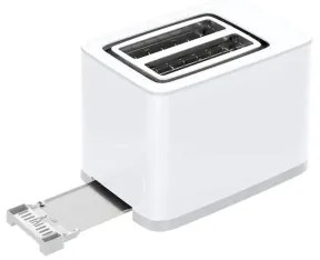 Tefal - Hriankovač s dvomi otvormi SENSE 850W/230V biela