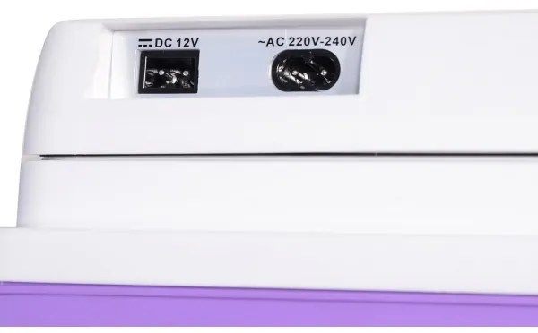 Prenosná autochladnička 23 l 55W/12V/230V fialová/biela