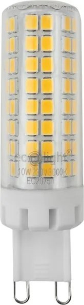 G9 LED žiarovka 10W 950lm 3000K - teplá biela