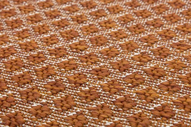 Obojstranný koberec BRUSSELS 206074/10410 Cayenne krémový / terakotový