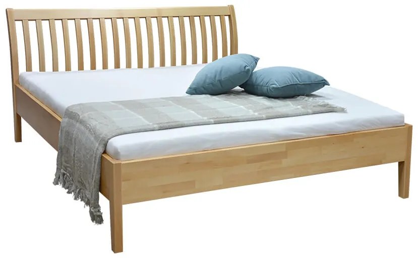 FINES drevená posteľ TALIA 180x200 orech tmavý