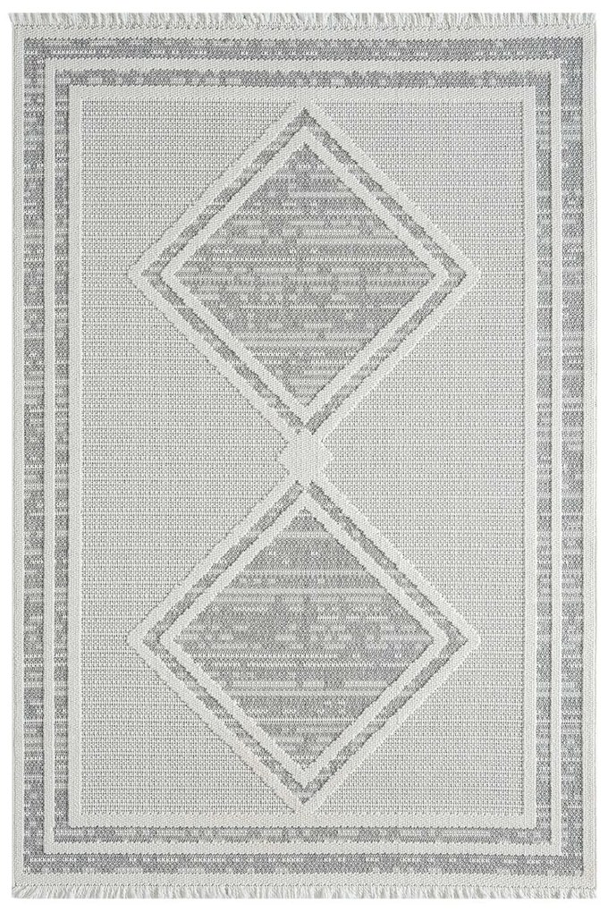 Dekorstudio Moderný koberec LINDO 8853 - sivý Rozmer koberca: 120x170cm