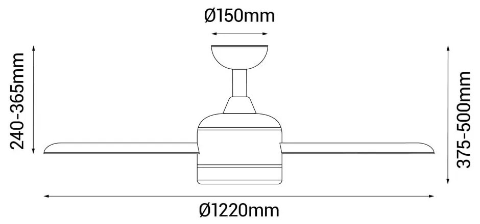 LED stropné svietidlo v tmavoprírodnej farbe ø 13 cm Regal – SULION