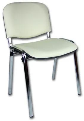 Konferenčná stolička ISO eko-koža CHROM Latté D11 EKO