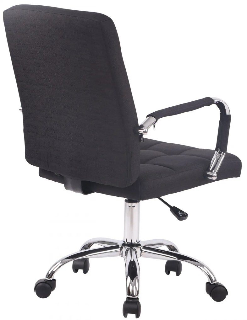 Kancelárska stolička D-Pro látka - Čierna