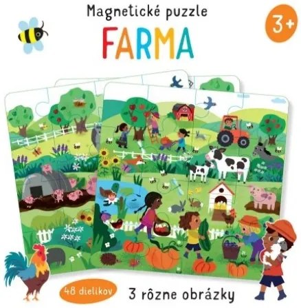 Magnetické puzzle Farma