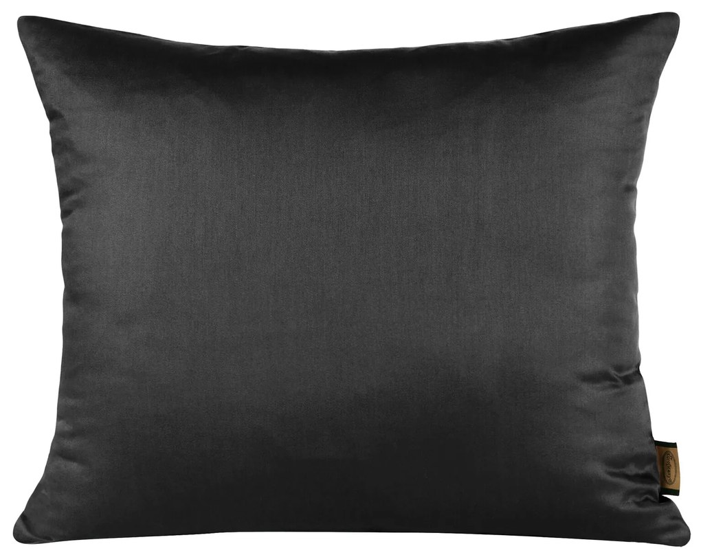 MAKOSATÉNOVÁ OBLIEČKA NA VANKÚŠ NOVA 50X70 CM ČIERNA