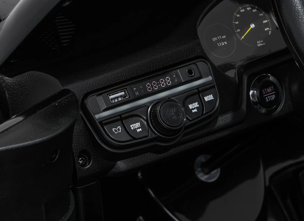 Detské elektrické autíčko Porsche 911 GT3 STRONG MP4 čierne