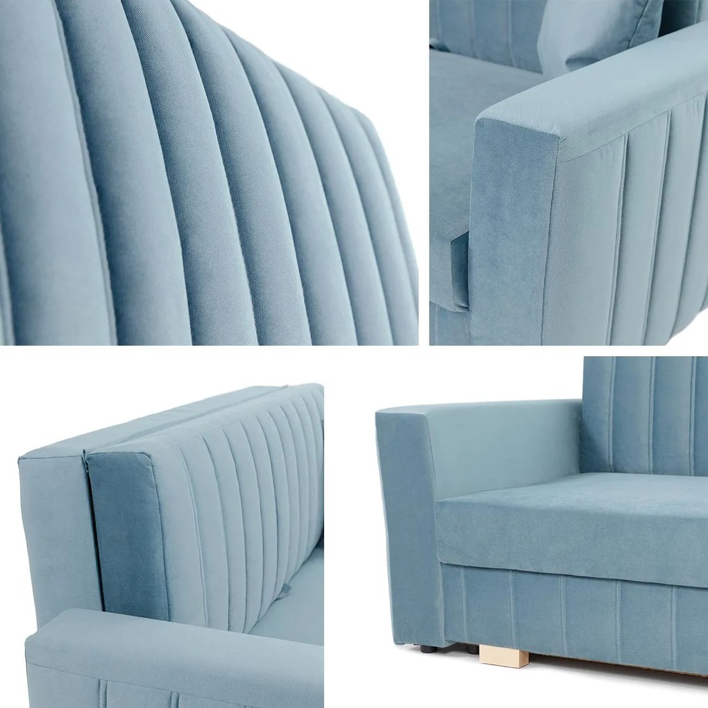 Rozkladacia pohovka Carivia Glam III (Kronos 27) (s úl. priestorom). Vlastná spoľahlivá doprava až k Vám domov. 1059036