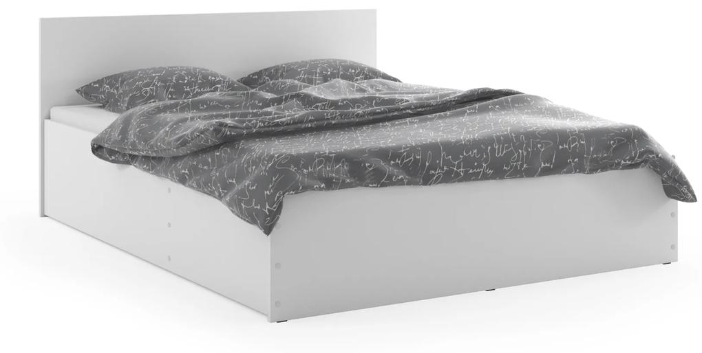 Široká posteľ (výklopná) PANAMAX 160x200cm BIELA