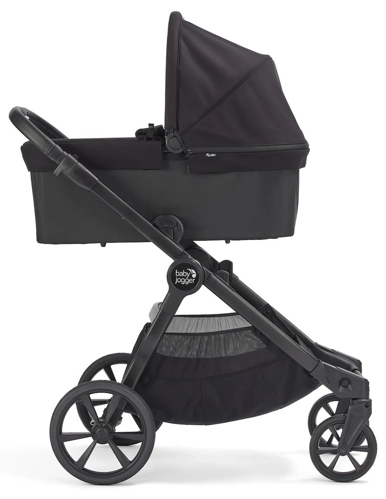 Baby Jogger BabyJogger Vanička DELUXE CITY na SUMMIT X3/CITY SELECT 2 - TENCEL - LUNAR BLACK
