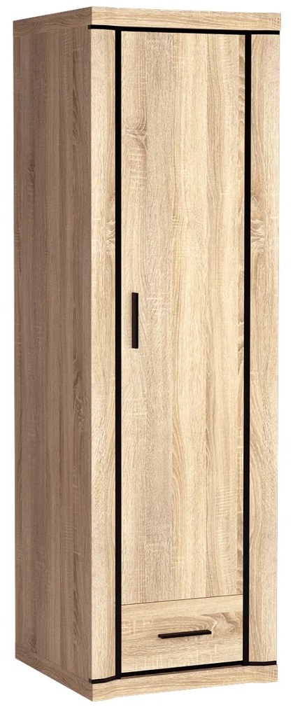 Šatníková skriňa Douglas 19 (dub sonoma). Akcia -20%. Vlastná spoľahlivá doprava až k Vám domov. 1055580