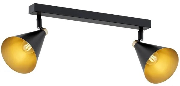 Argon 7170 - Bodové svietidlo LUCINDA 2xE14/7W/230V čierna