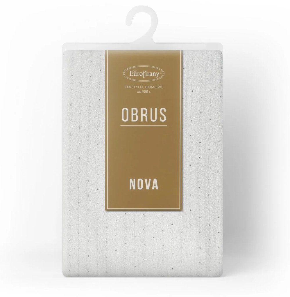 OBRUS ELLEN 140X220 CM BIELY