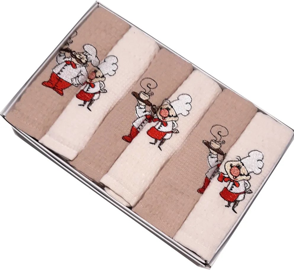 Kuchynská utierka COOK 6ks 40x60cm