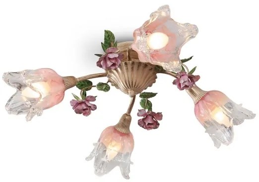 Prisadený luster FIORINTINO 4xE14/40W/230V