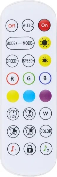 Grundig - RGB stmievateľná LED stojacia lampa LED/5W/5V + diaľkový ovládač
