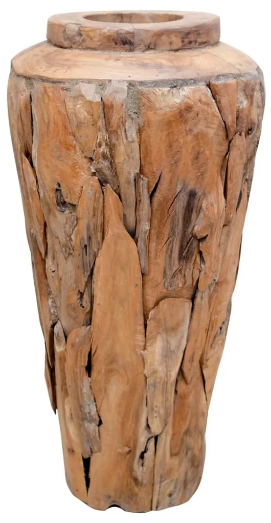 vidaXL Dekoratívna váza 40x60 cm, tíkový masív