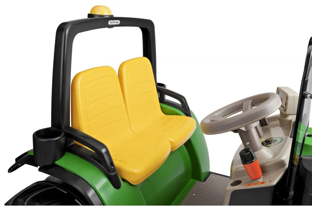 Peg Perego Elektrický traktor Bager JOHN DEERE DUAL FORCE  IGOD05500 - 480W - 12V 12Ah - 2022