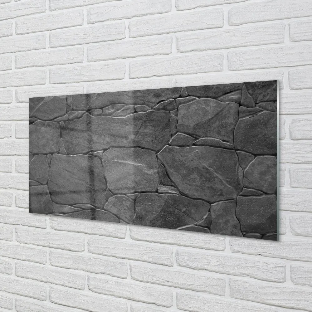 Obraz na skle Kamenná múr wall 100x50 cm 2 Prívesky