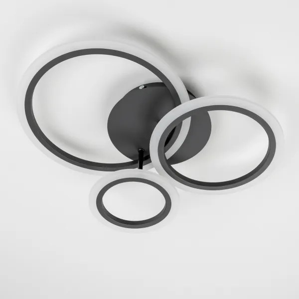 Brilagi - LED Stmievateľný prisadený luster ORBITS LED/40W/230V 3000-6500K čierna + DO