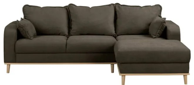 Hnedá rohová pohovka (pravý roh) Beata - Ropez