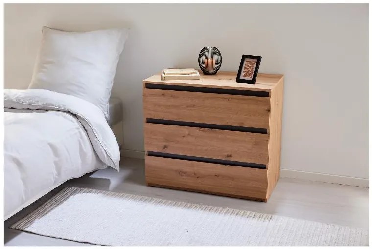 Livarno home Komoda Genf s 3 zásuvkami  (850000501)