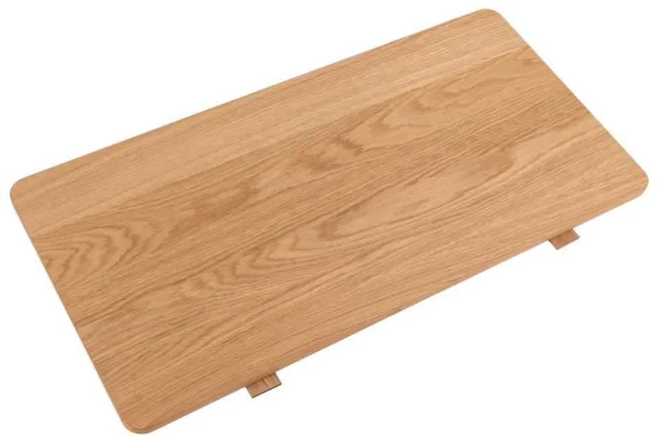 Sada 2 ks predlžovacích dosiek k jedálenskému stolu Atlantic 100x50 cm dub prírodný