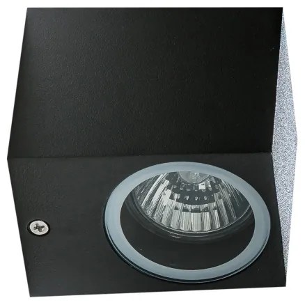 Azzardo AZ4267 - Vonkajšie nástenné svietidlo RIMINI 1xGU10/35W/230V IP54 hranatý