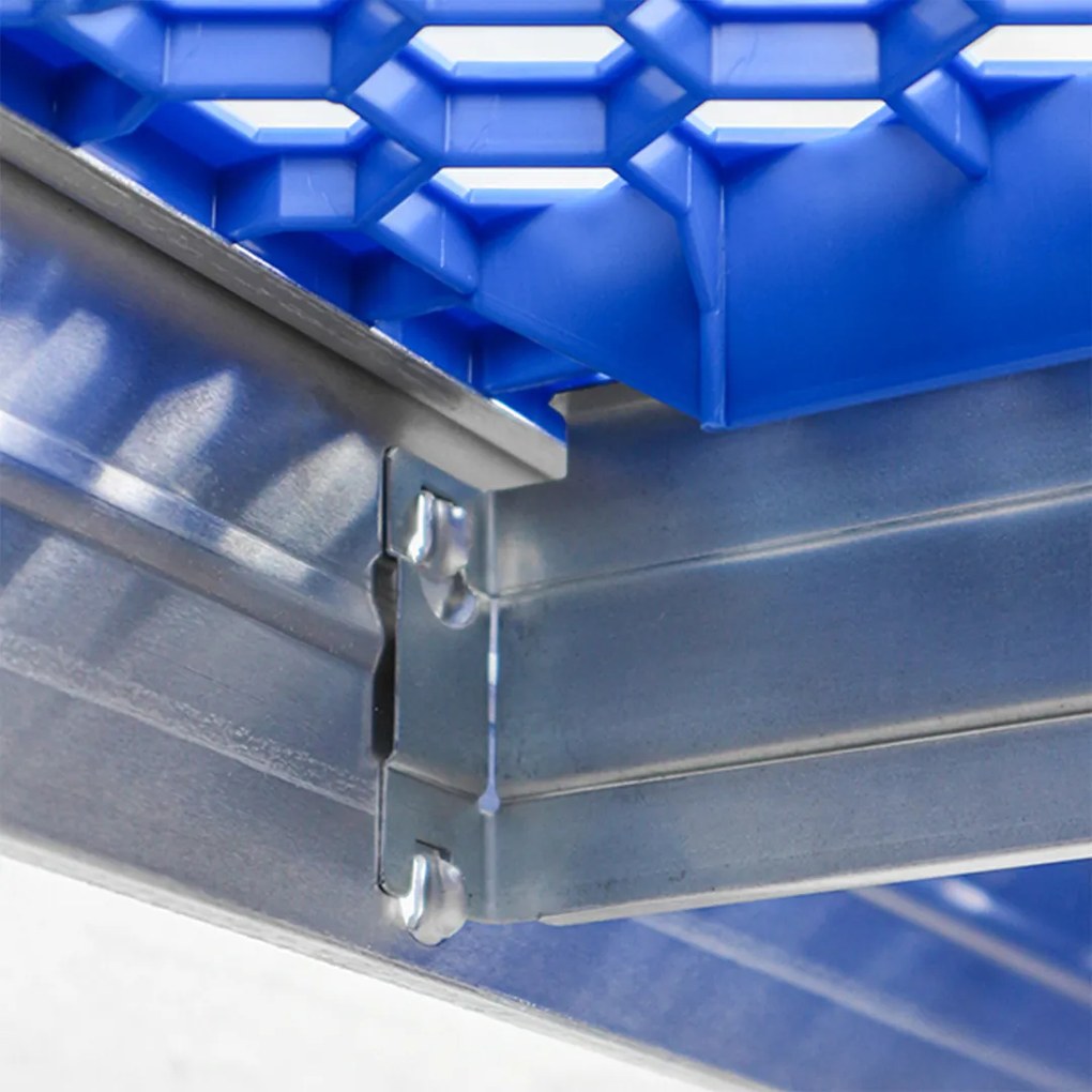 Hliníkový regál GASTRO 180x111x50 cm, 4x plastová polypropylénová polica