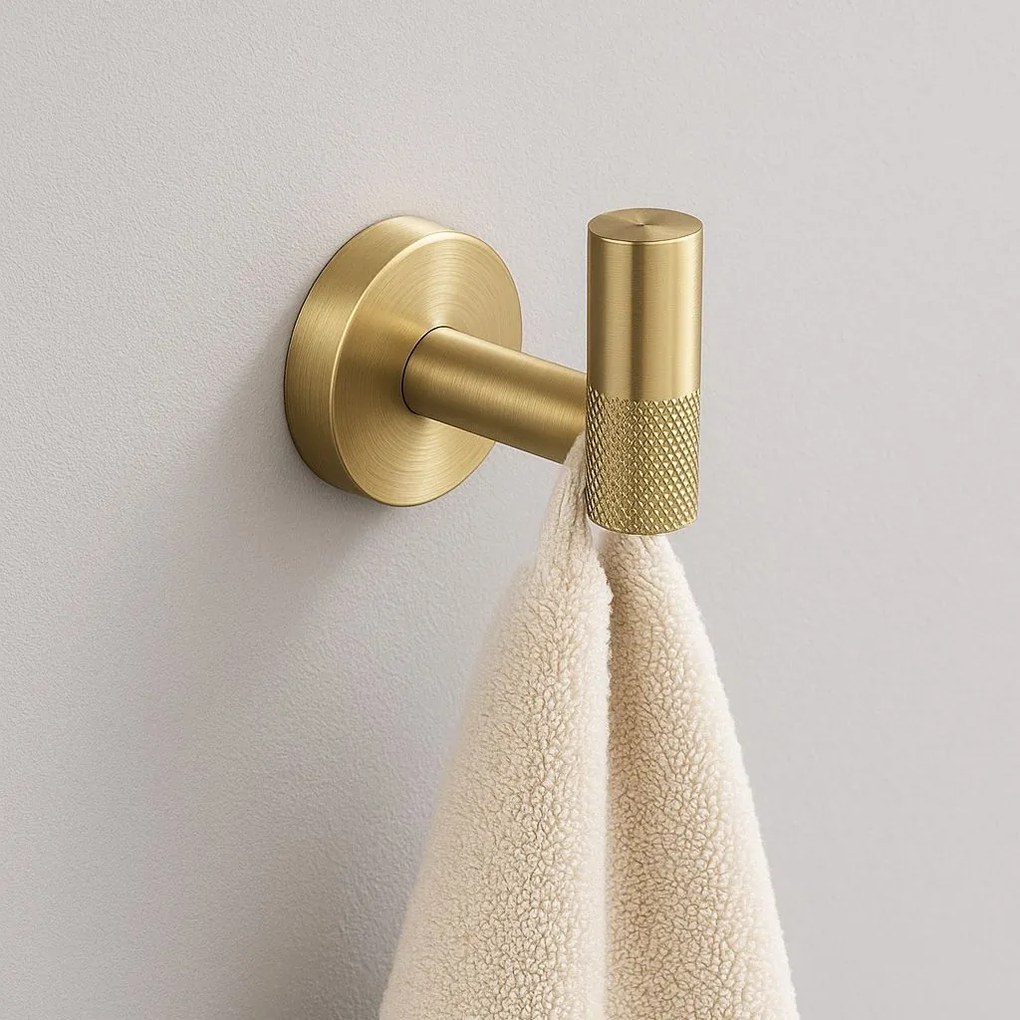 Rea Modern, 1-háčik na uterák, 6606, zlatá matná, REA-98006