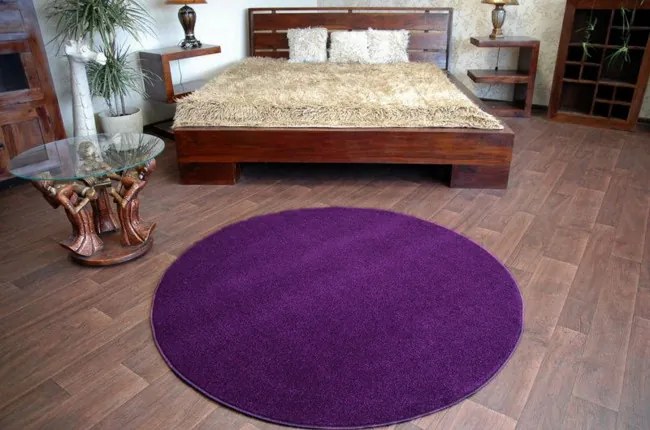 Koberec ETON fialový kruh