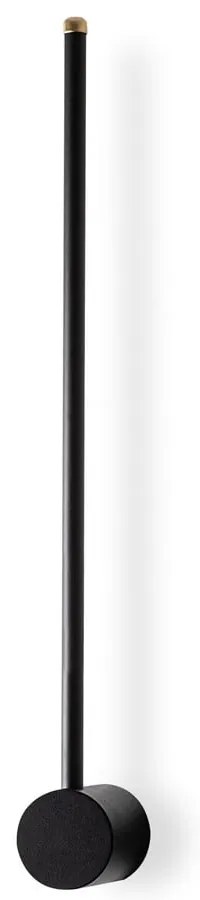 Čierne LED nástenné svietidlo ø 7 cm Sword – Opviq lights