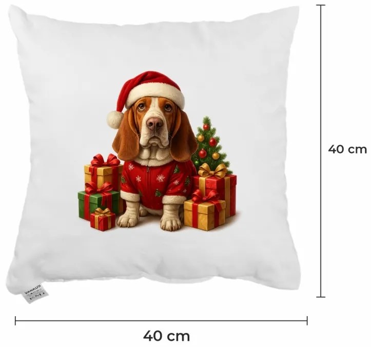Vianočný vankúš Buddy 40x40 cm EMI