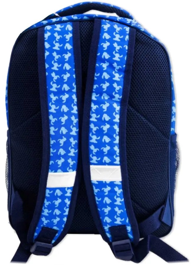 Chlapčenský školský batoh Lilo & Stitch - modrý s motívom mimozemšťana Stitcha - 20L
