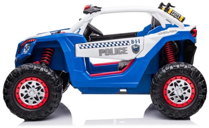 LEAN CARS ELEKTRICKÉ AUTÍČKO BUGINA XB-2118 POLÍCIA - 4x4 - Modrá - 4x45W - BATÉRIA - 24V7Ah- 2024