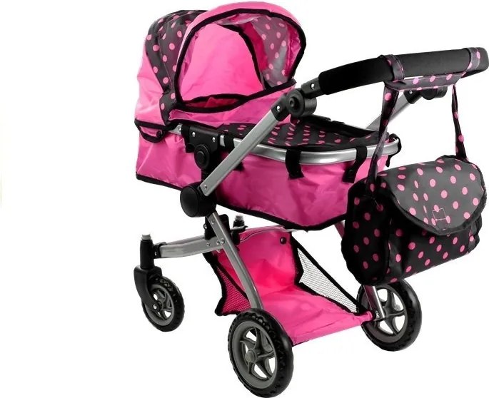 Kočík pre bábiky Alice 2 v 1 Bouncer, kočík 2 v 1