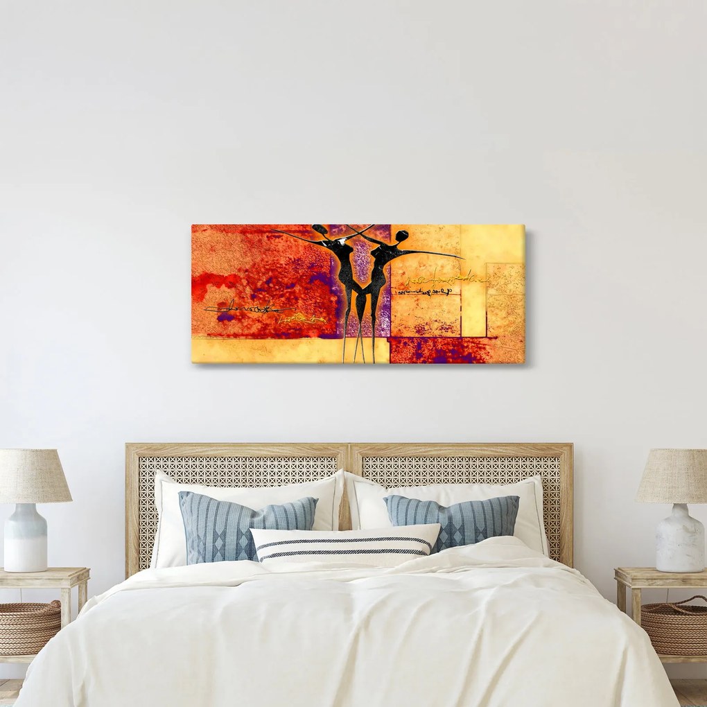 Obraz - Africká bohyňa (120x50 cm)
