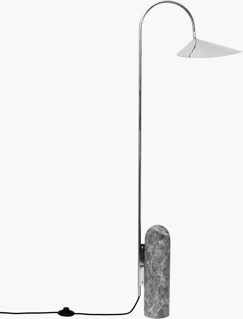 Nastaviteľná stojacia lampa's mramorovým podstavcom Arum