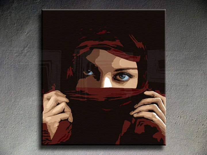 Ručne maľovaný POP Art obraz Aicha | rôzne rozmery