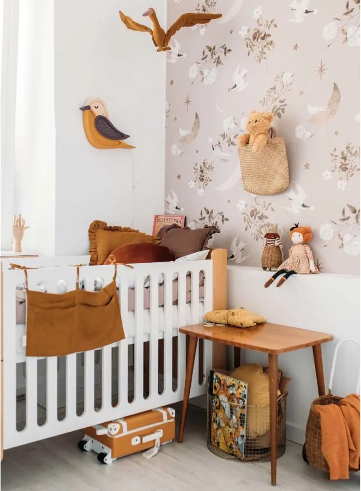 Tapeta vtáky na nočnej oblohe 280x100 cm