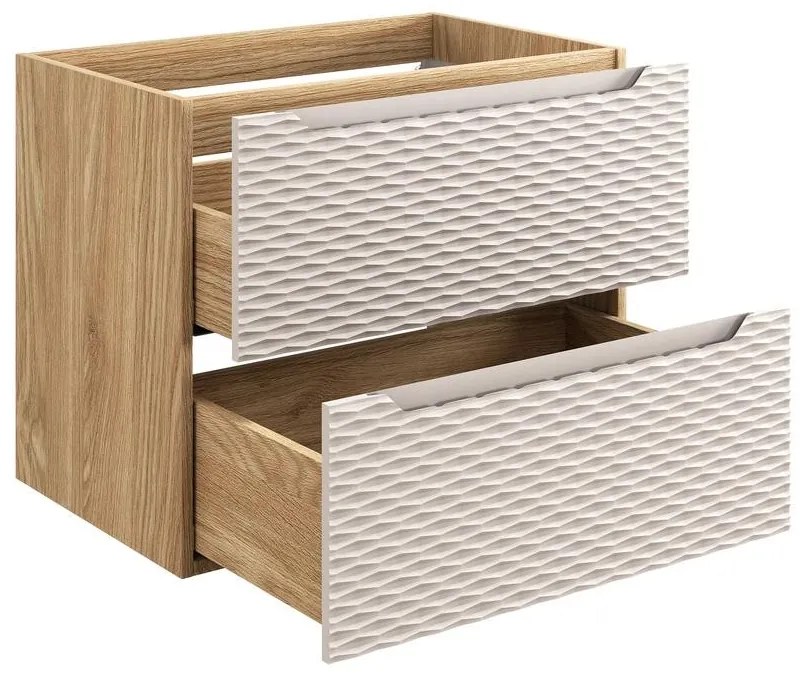 Závěsná koupelnová skříňka Nova White 81-30-1D bílá